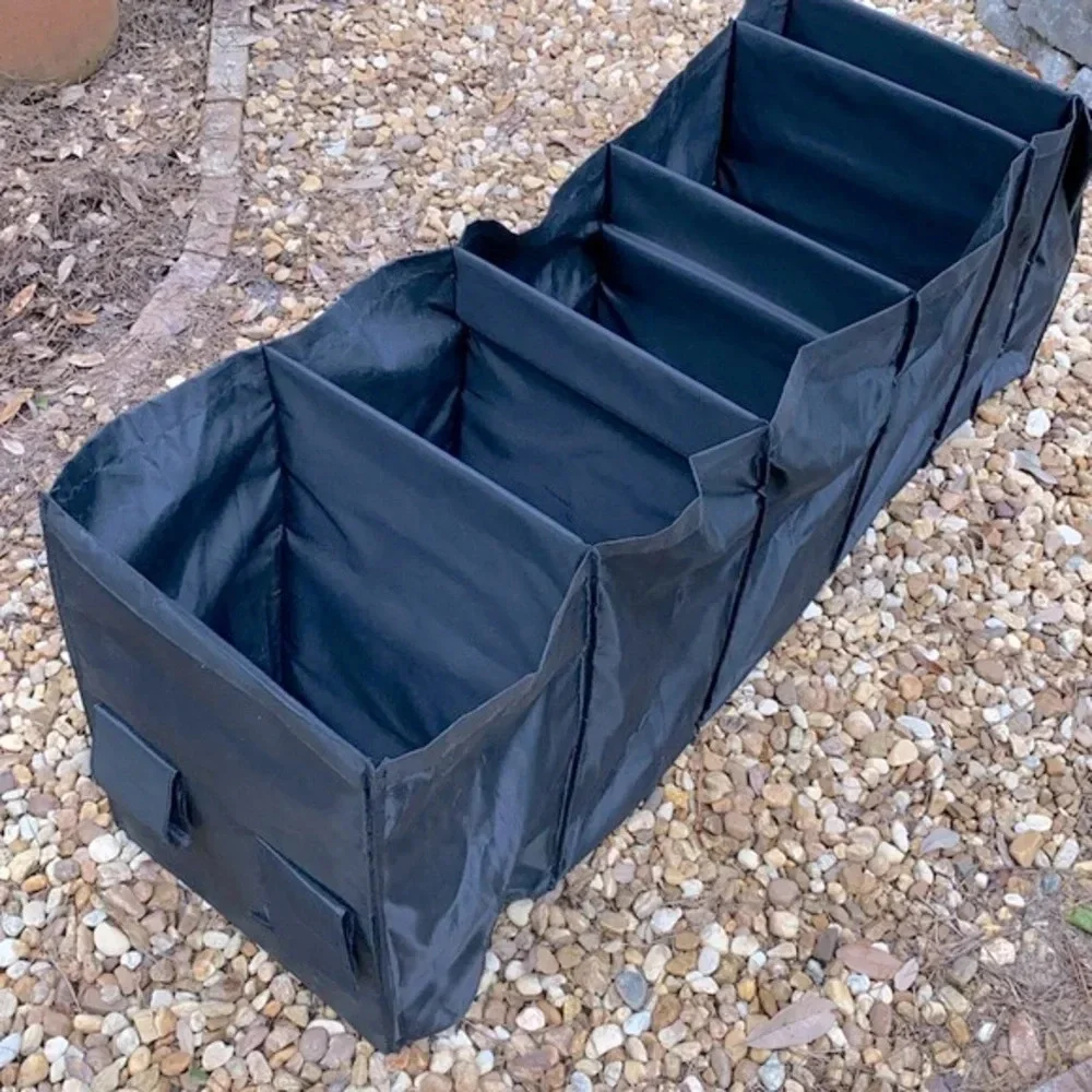 IKEA black car/house portable 6 section organizer